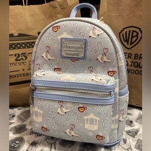Gilmore Girls blue backpack from Loungefly & the WB Studio Tour Holiday Event